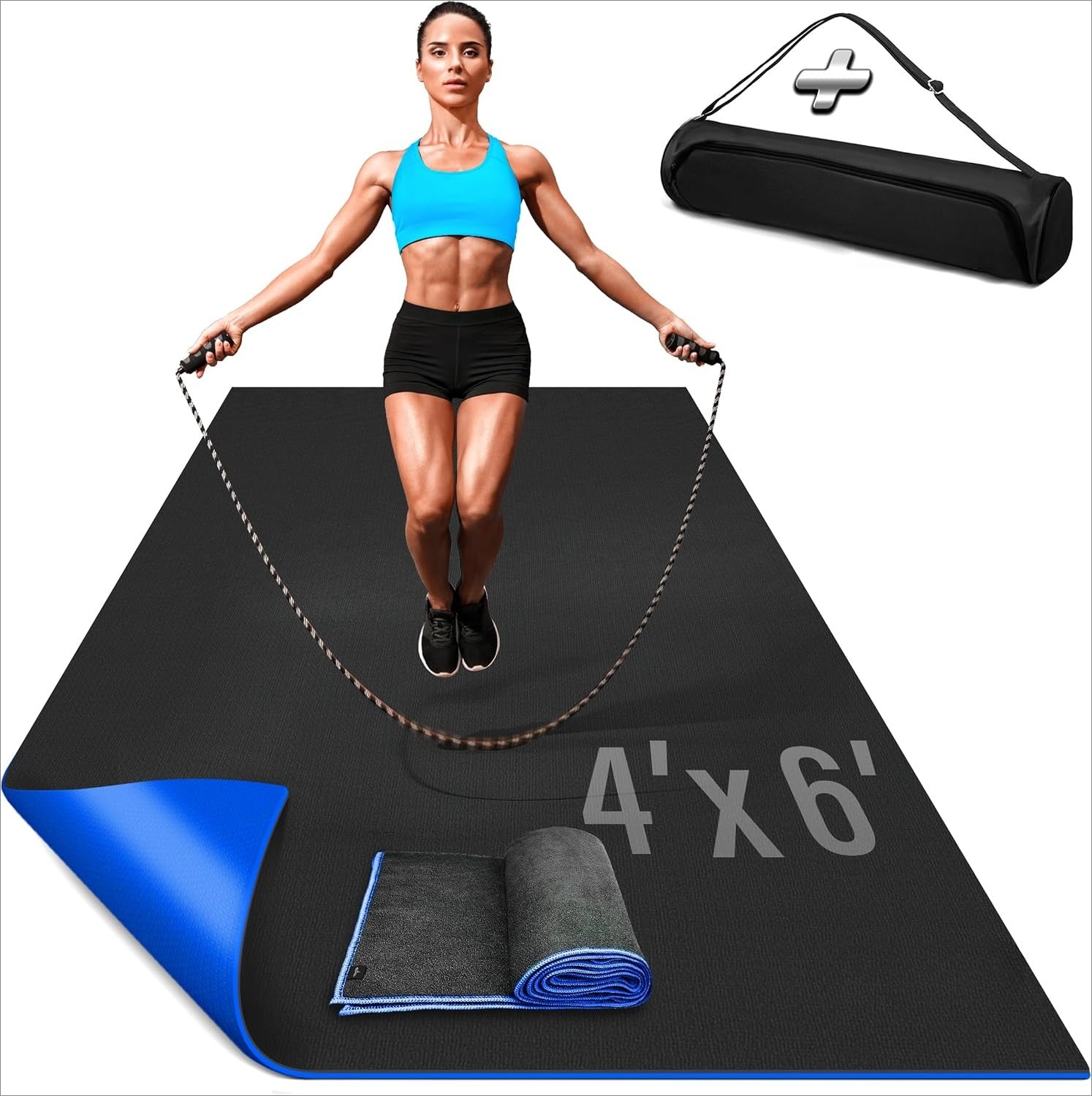 Friendly Non‑Slip Exercise Mat