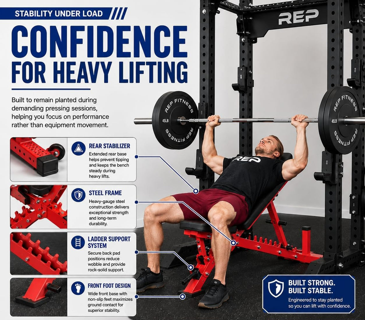 3100 FID Foldable Weight Bench