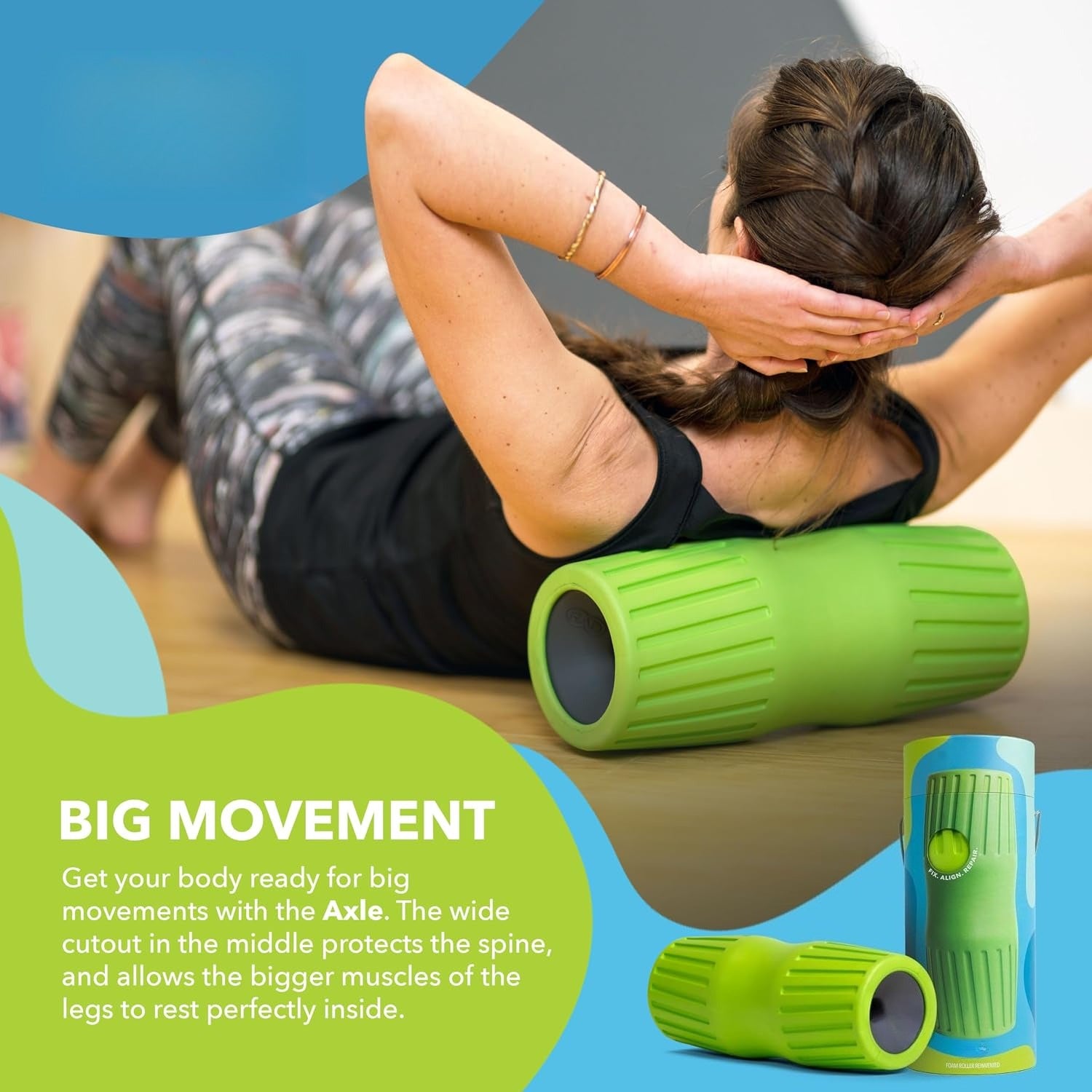 Extra Firm High‑Density Foam Roller