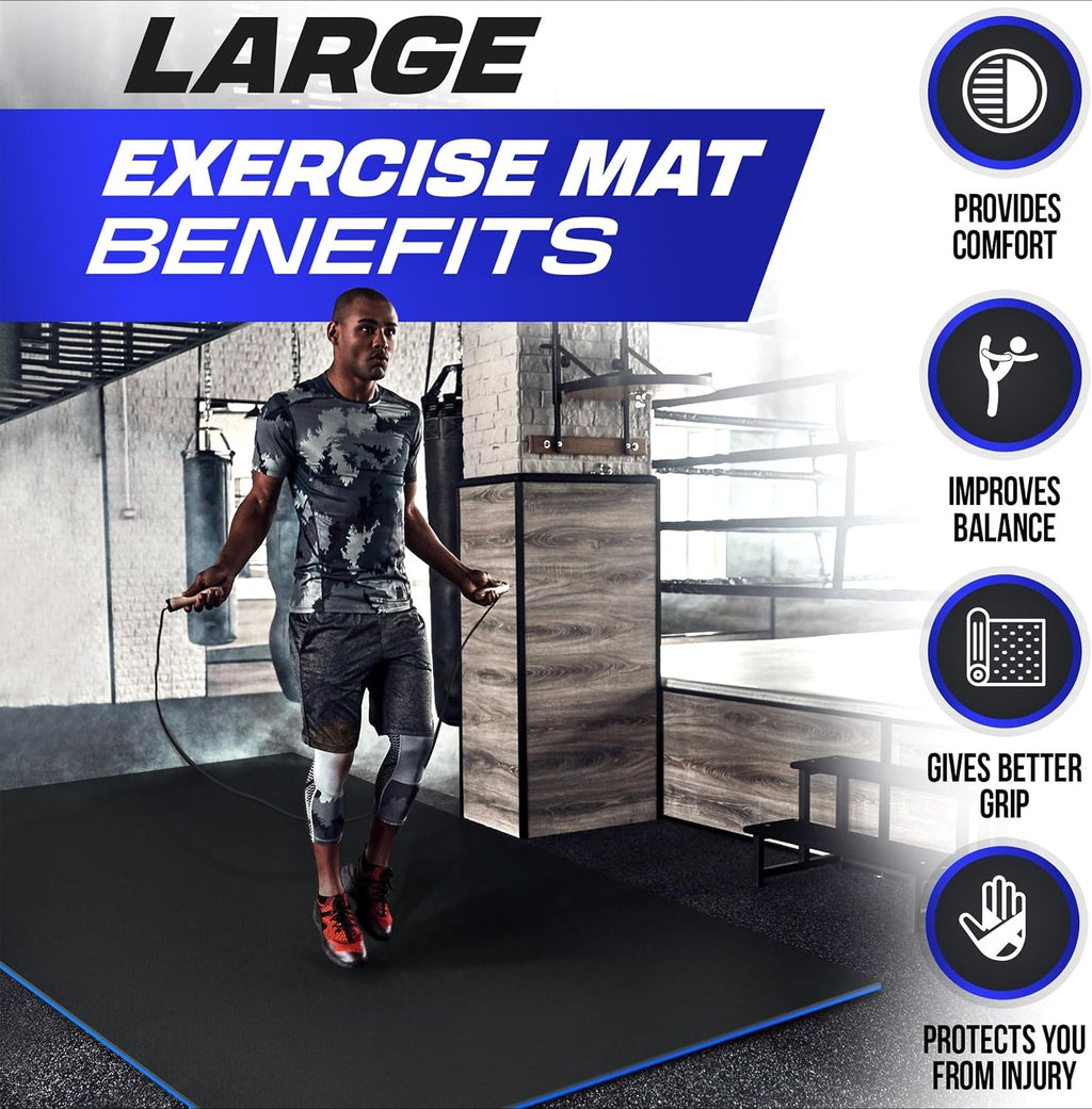 Friendly Non‑Slip Exercise Mat