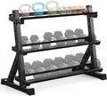 4‑Tier & 5‑Tier Dumbbell Rack‑Rack Only