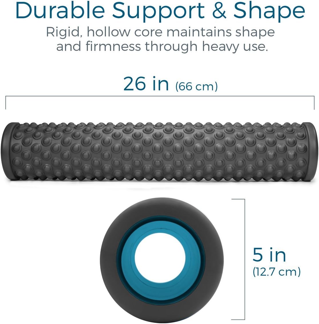 Textured Deep‑Tissue Foam Roller