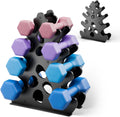 4‑Tier Dumbbell Rack‑Home Gym Weight Stand