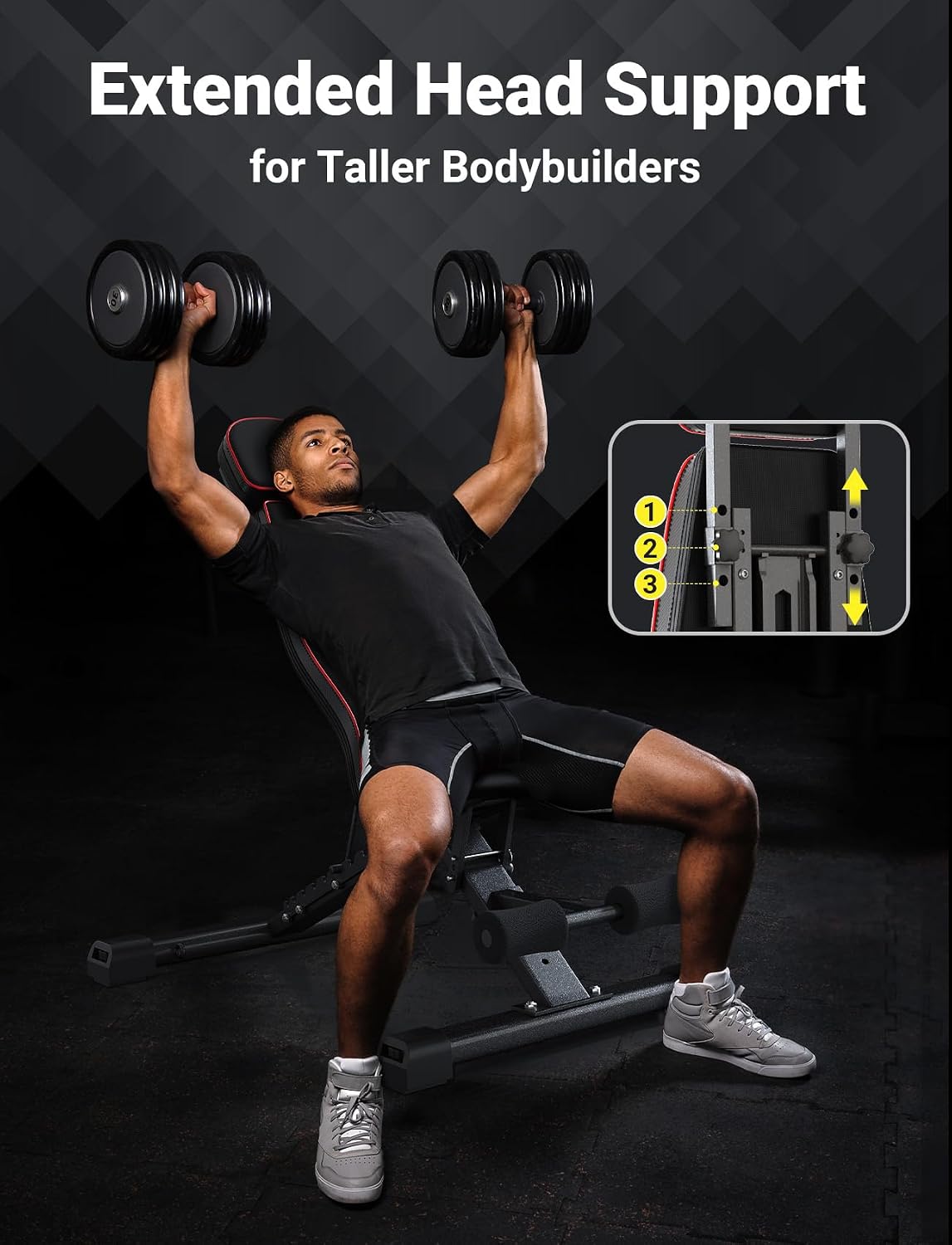 Foldable Adjustable Weight Bench