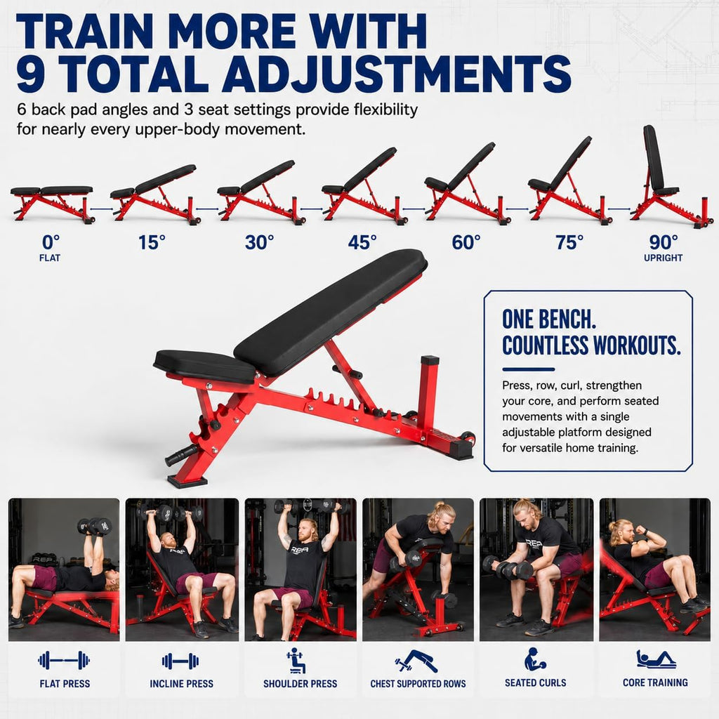 3100 FID Foldable Weight Bench