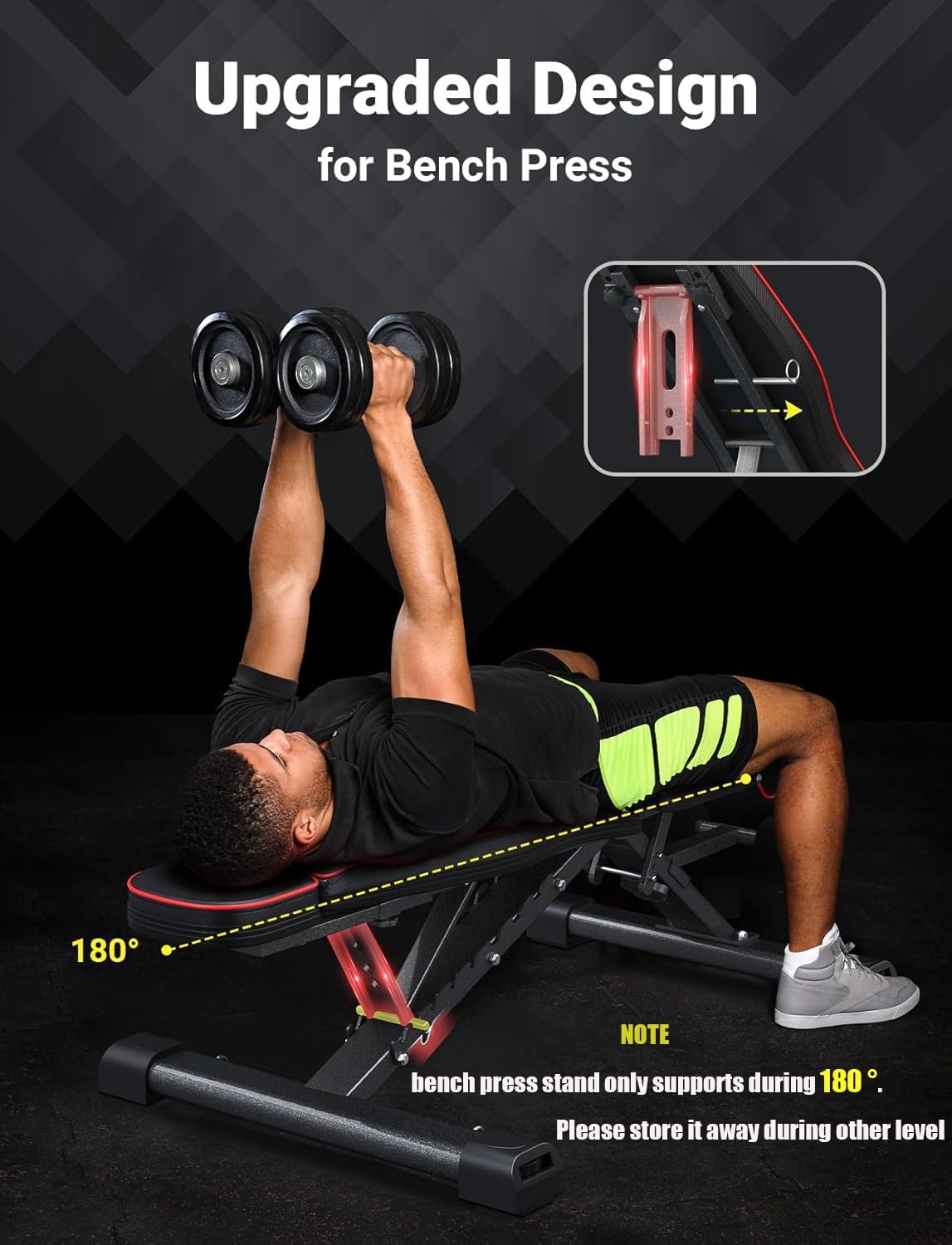 Foldable Adjustable Weight Bench