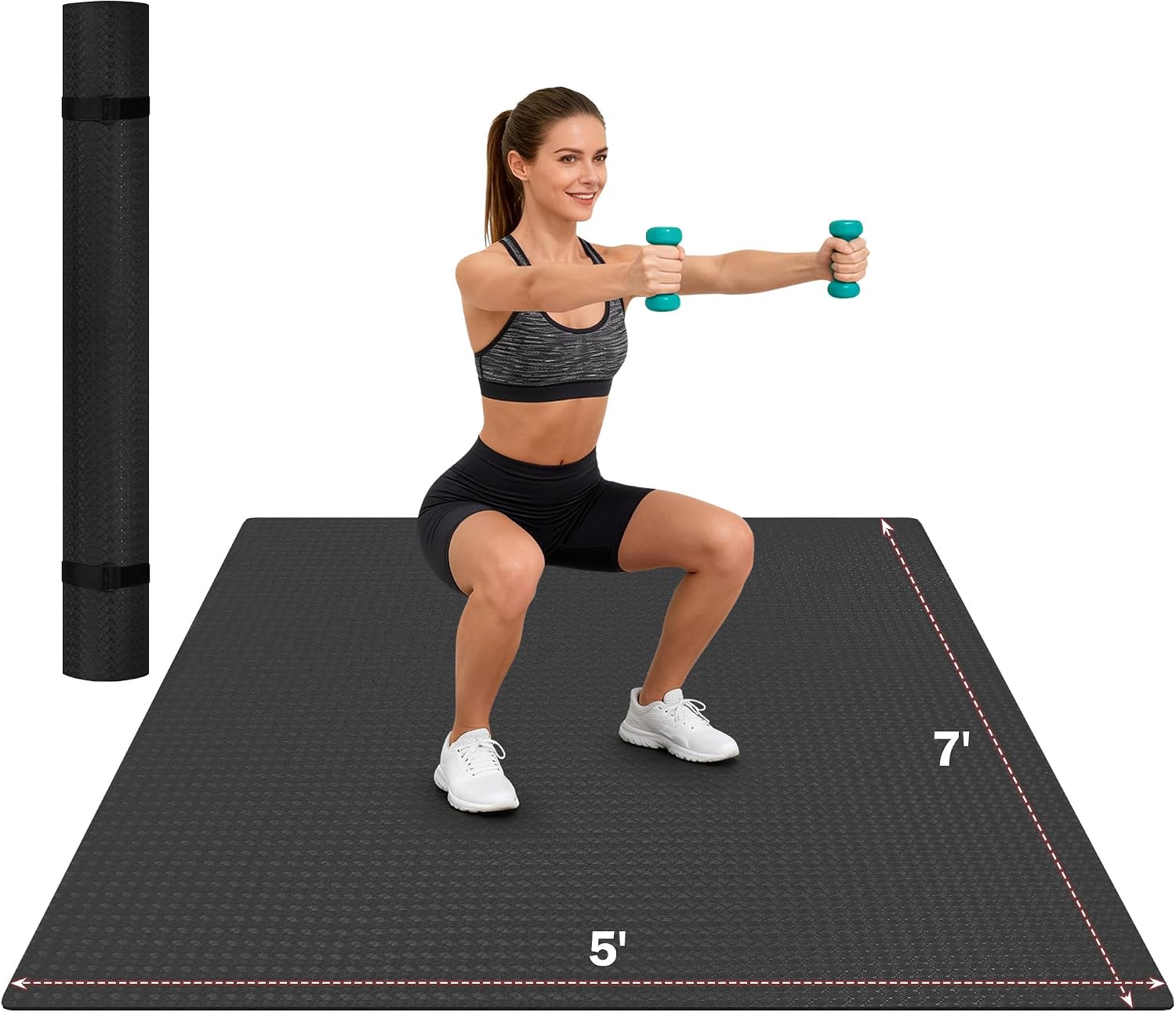 6mm Shoe‑Friendly Extra‑Large Exercise Mat
