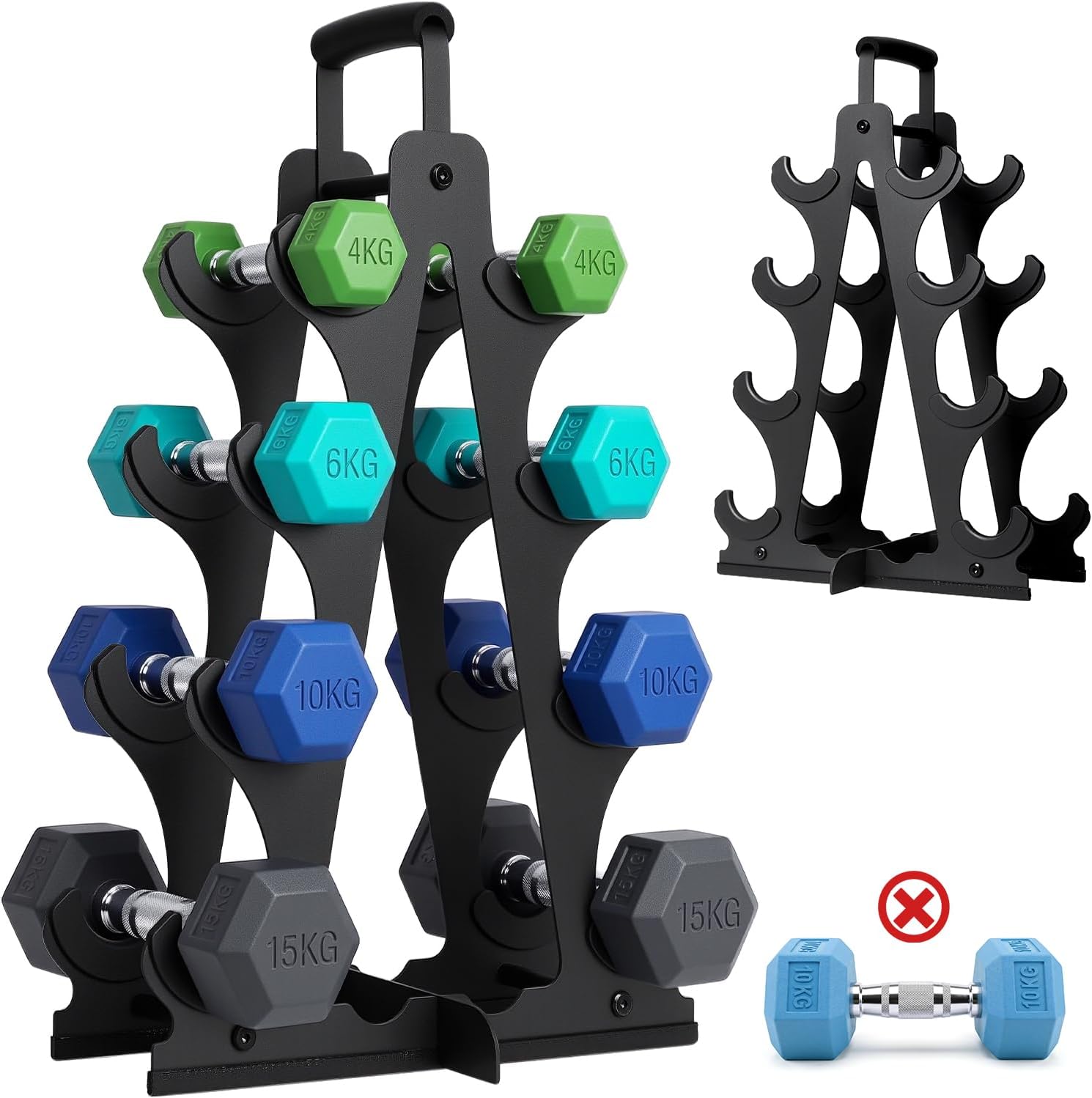 Frame Dumbbell Rack‑Rack Only