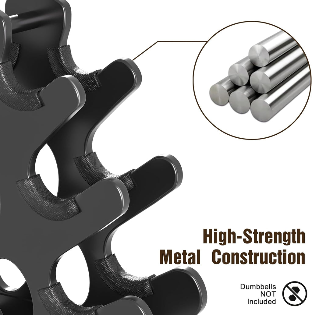 5‑Tier & 4‑Tier Dumbbell Rack‑Rack Only