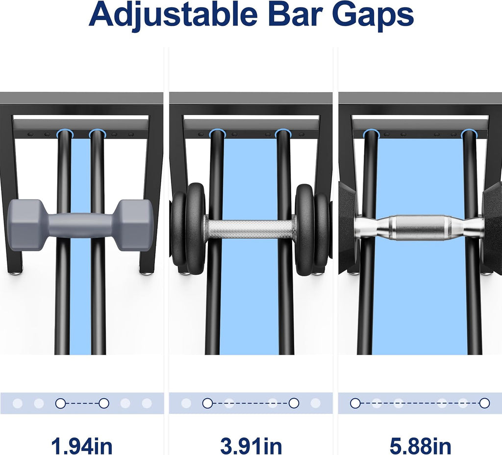 2‑Tier Adjustable Dumbbell Rack‑Rack Only