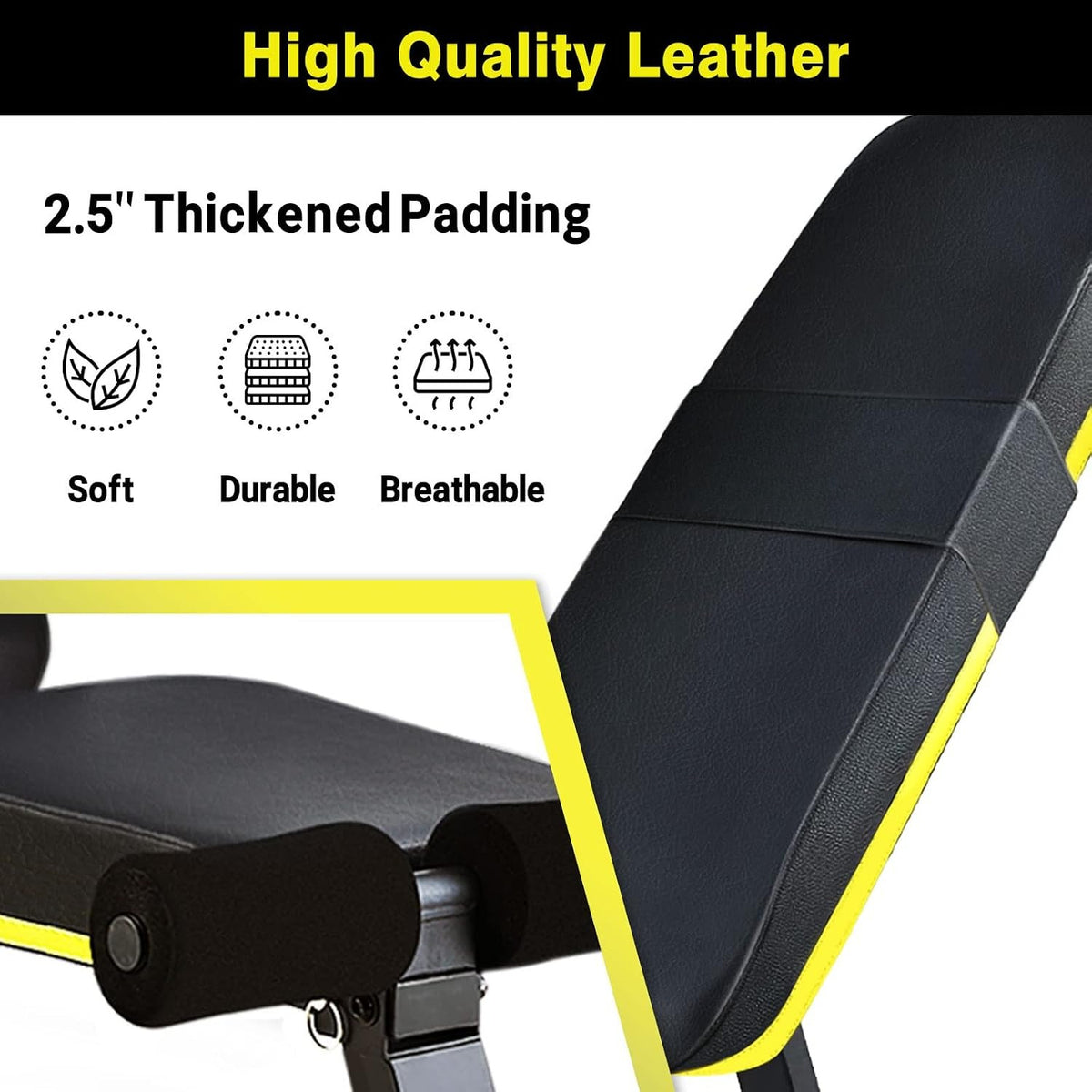 Foldable Adjustable Weight Bench‑700 LBS