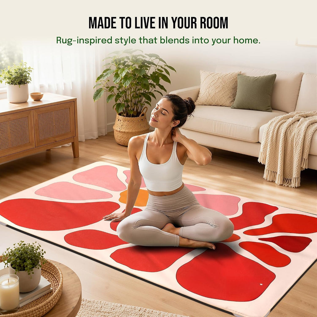 Large Yoga Mat & Towel Set