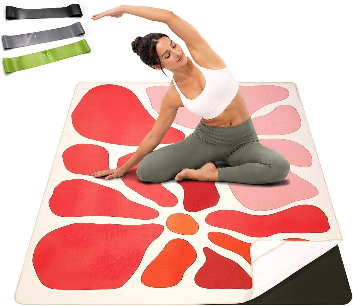 Large Yoga Mat & Towel Set